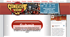 Desktop Screenshot of gameholecon.com